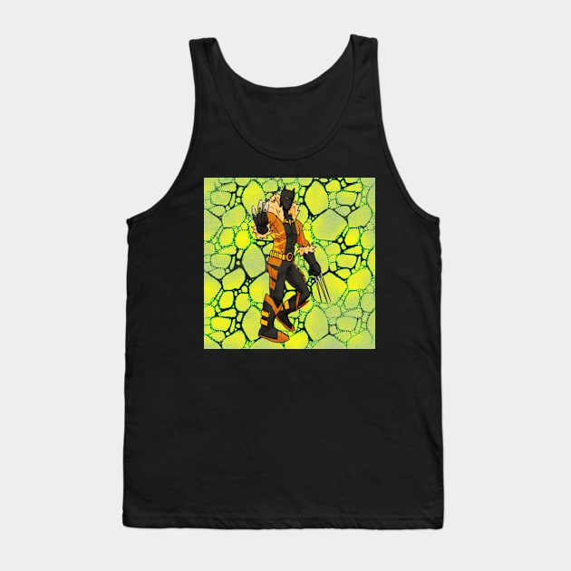 SABERINE PANTHER Tank Top by onehitjimmy